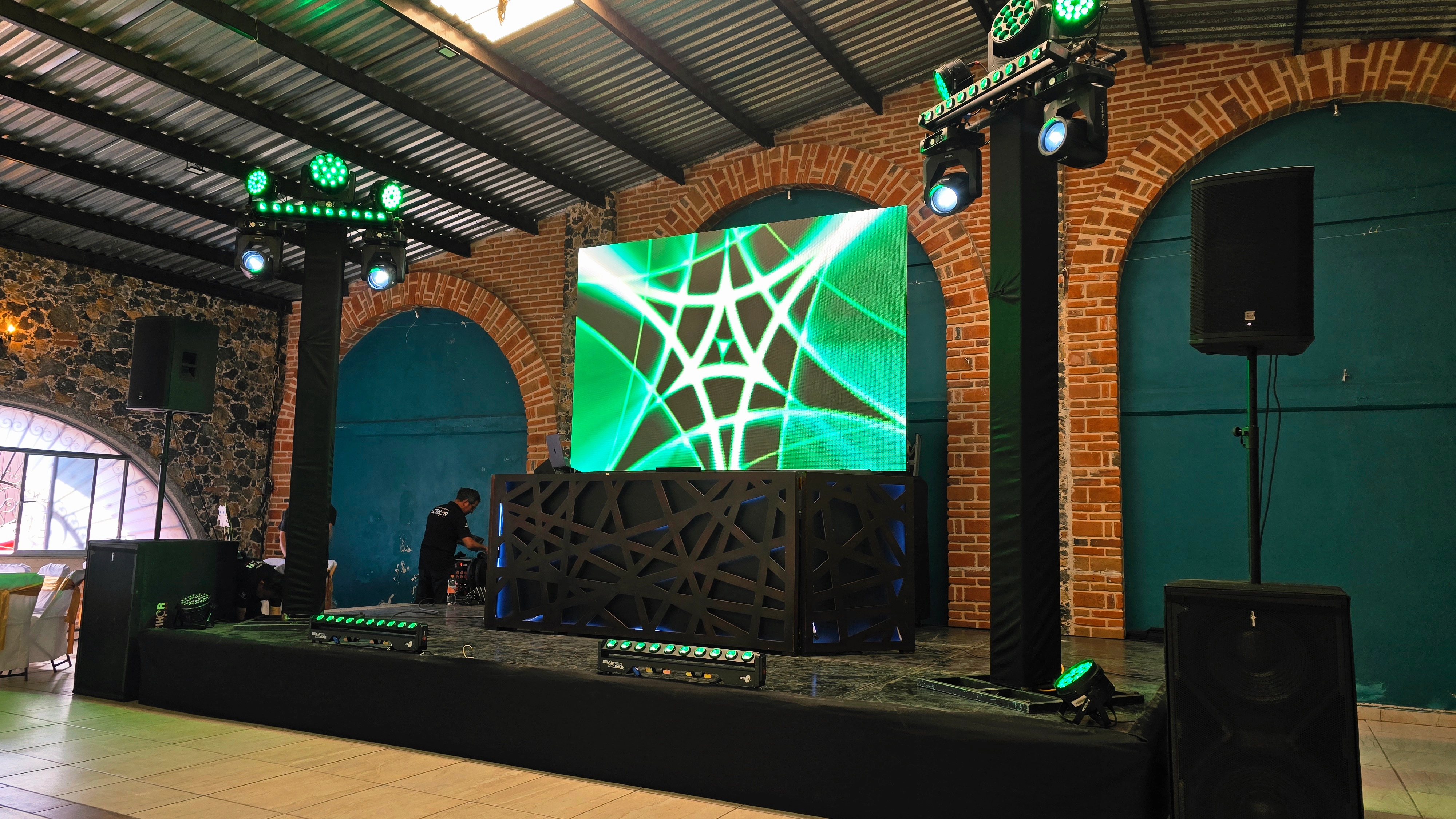 Iluminación Gold Top Leiker Sound